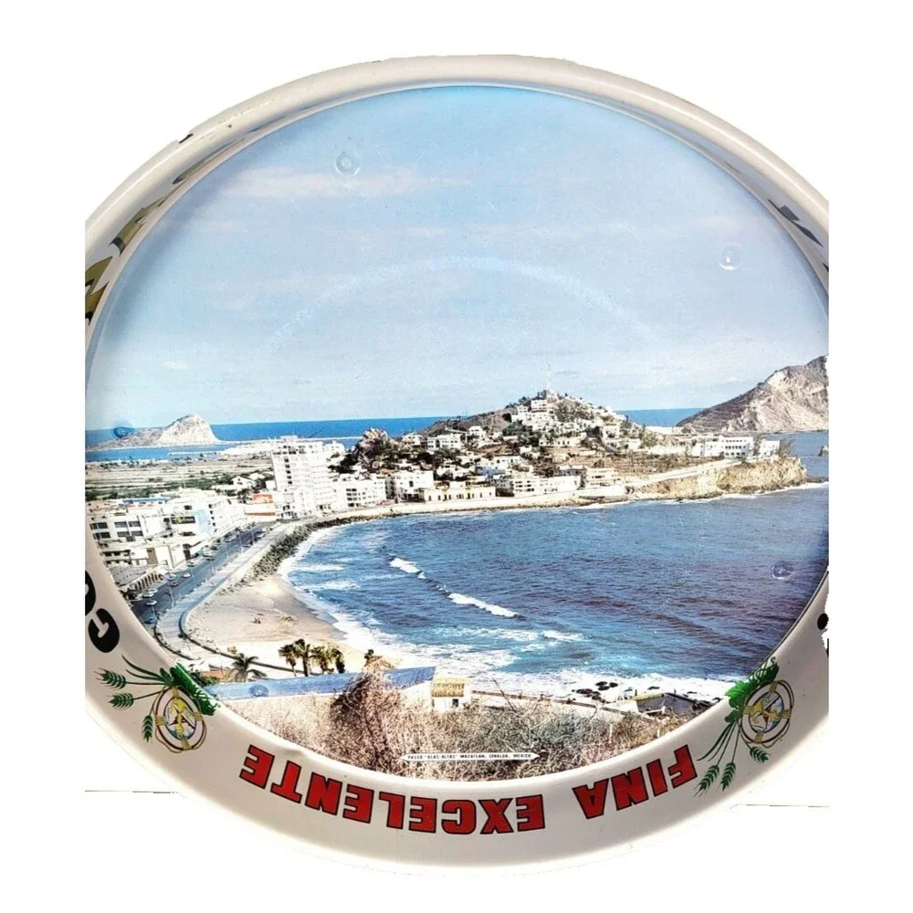 Vtg 80s Pacifico Cerveza  Y Nada Mas! Fina Excellente Sinaloa Mazatlan Beer Tray